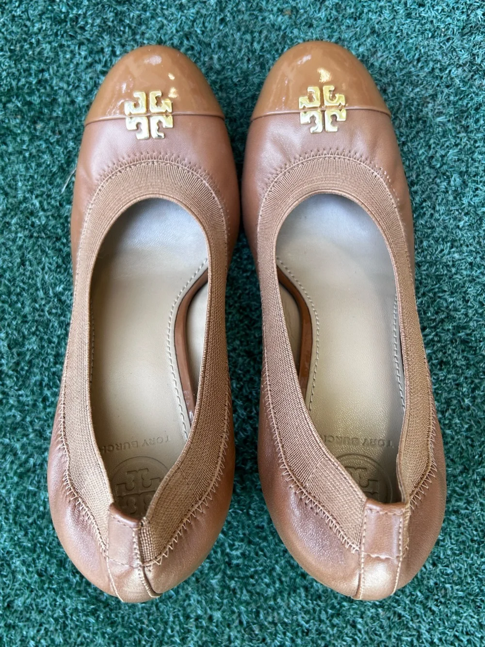 Tory Burch Jolie Pump Leather Tan 6.5